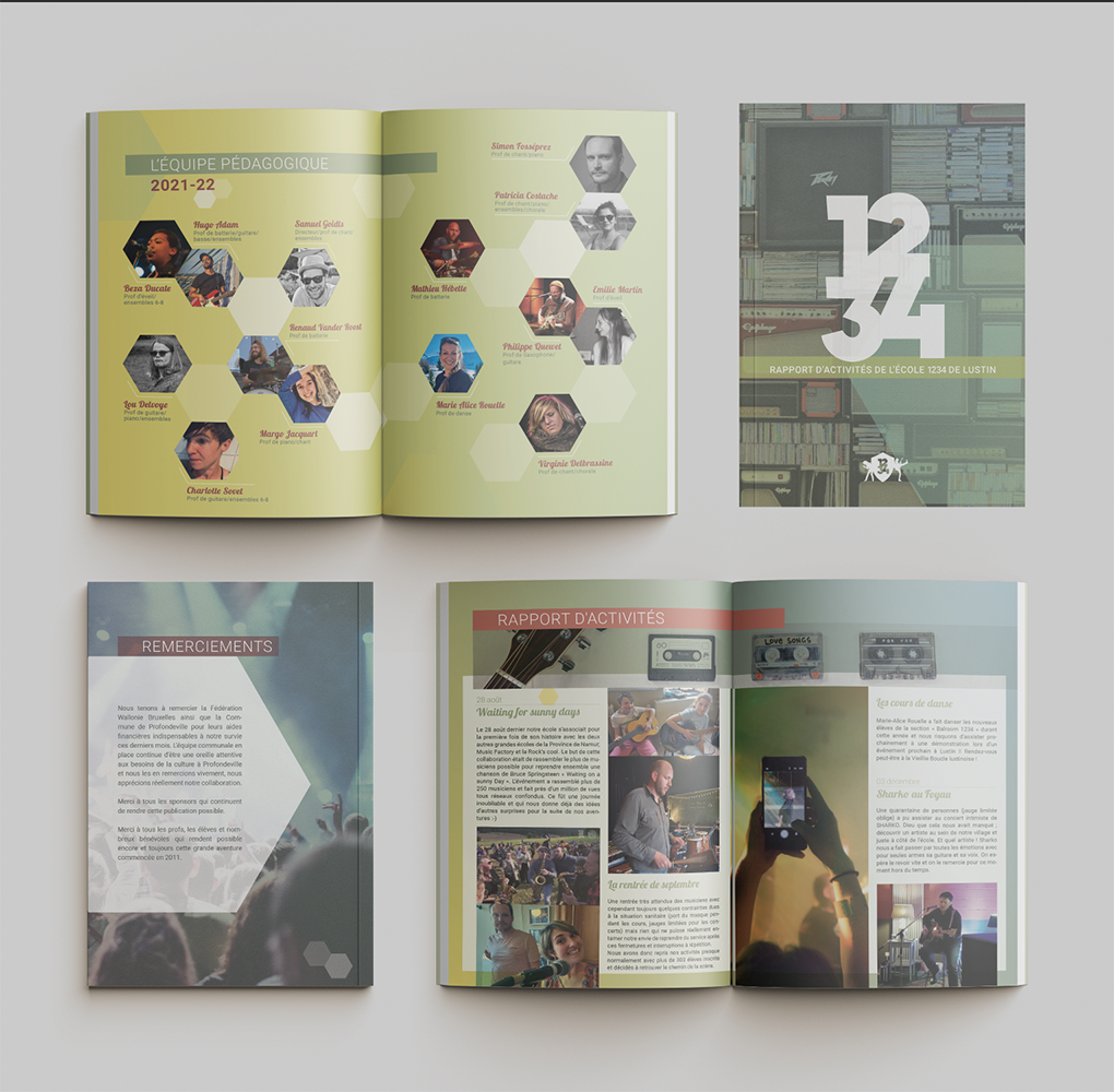 Brochure pour l'asbl 1234